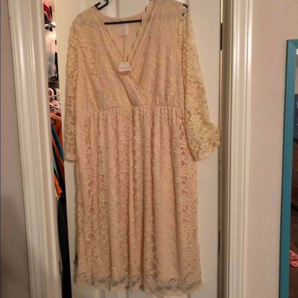 Maternity Lace Dress - Picture 2 of 2